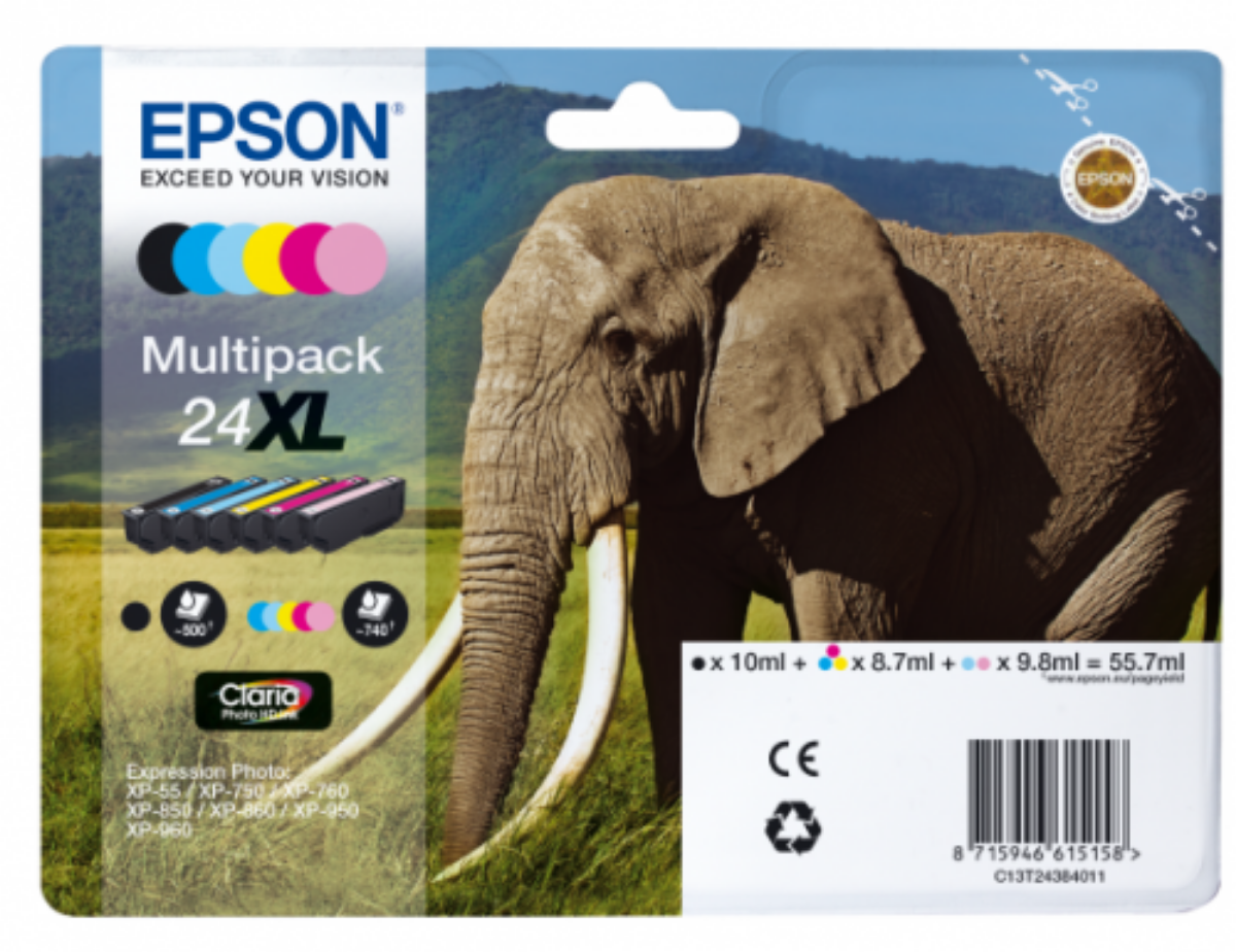 Epson Expression Photo XP-65 High Capacity Multipack Ink Cartridge