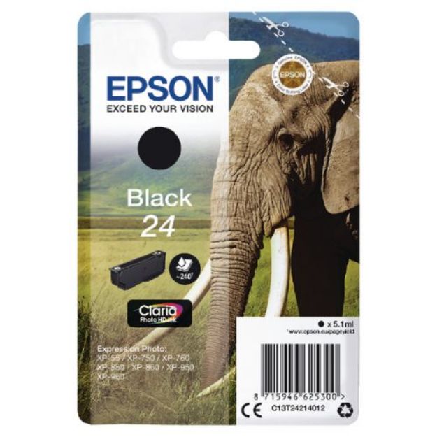 Picture of  Epson Expression Photo XP-65 Black Ink Cartridge