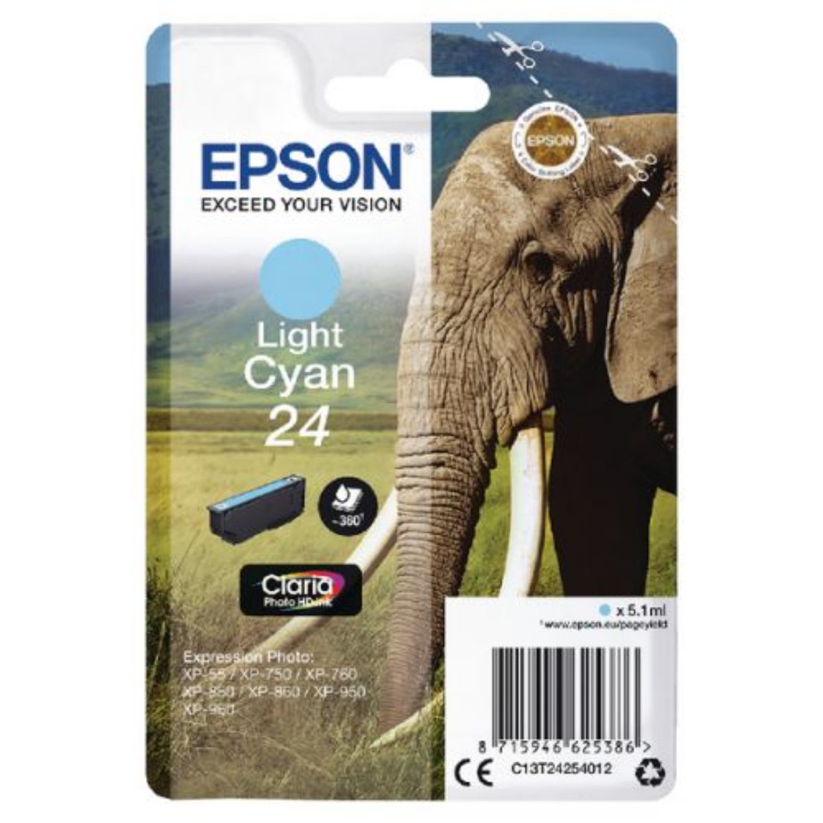 Epson Expression Photo XP-65 Light Cyan Ink Cartridge
