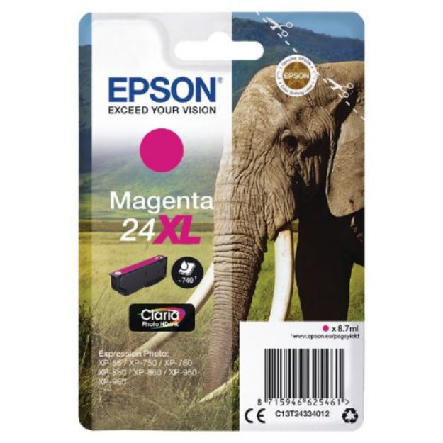 Picture of  Epson Expression Photo XP-65 High Capacity Magenta Ink Cartridge