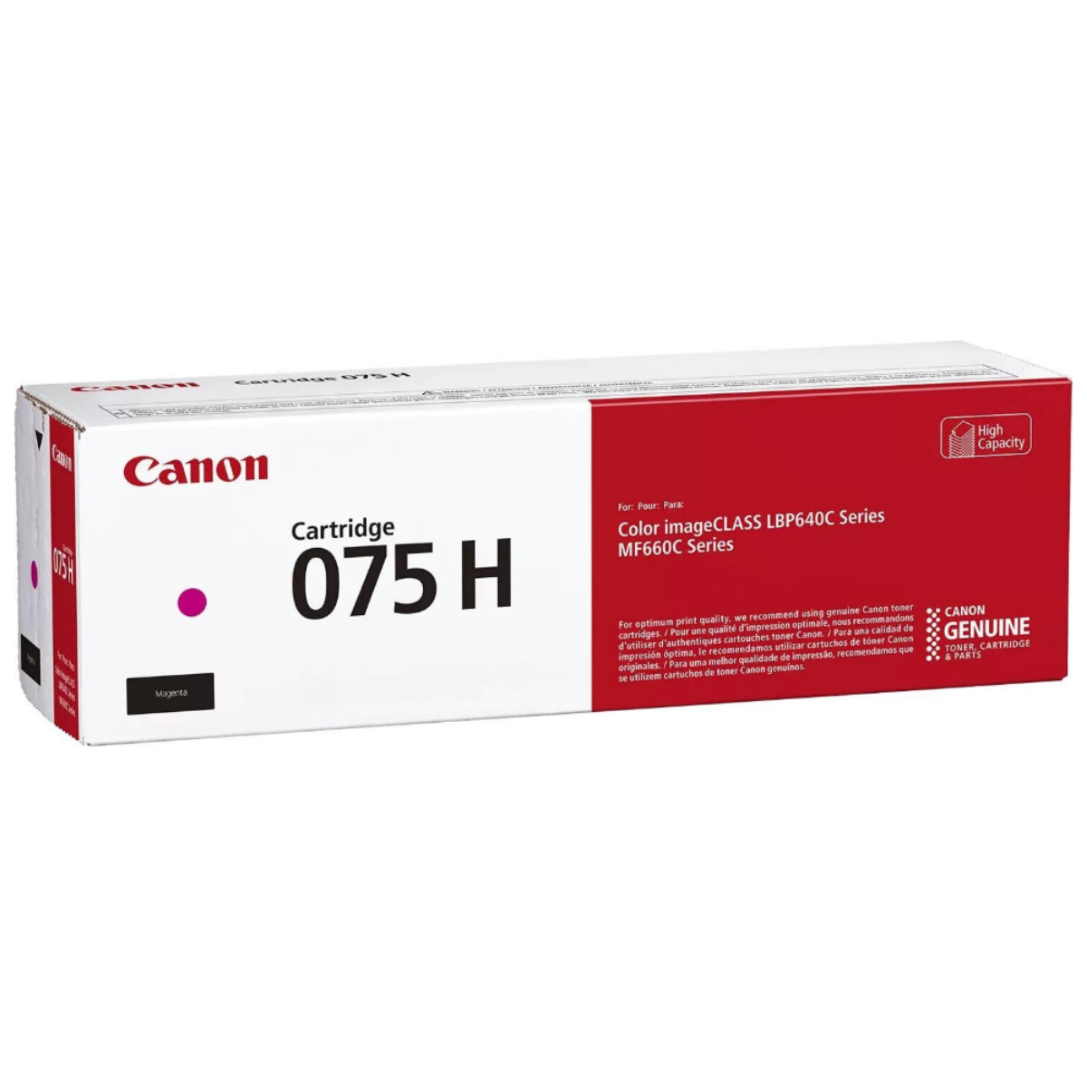 Genuine Canon 075H High Capacity Magenta Toner Cartridge