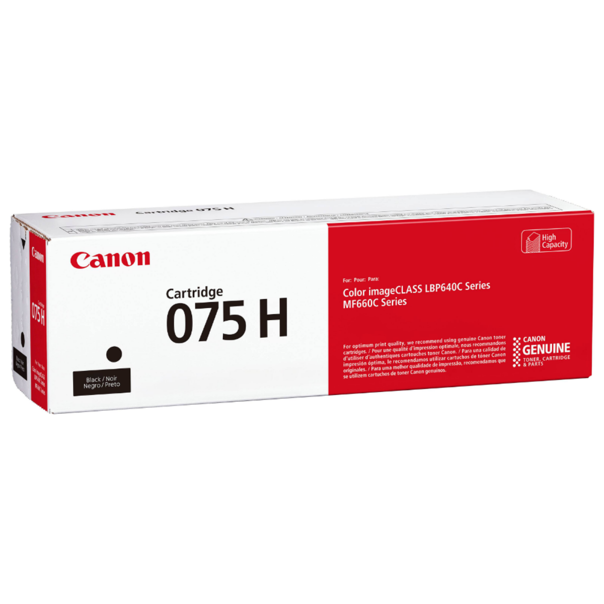 Genuine Canon 075H High Capacity Black Toner Cartridge