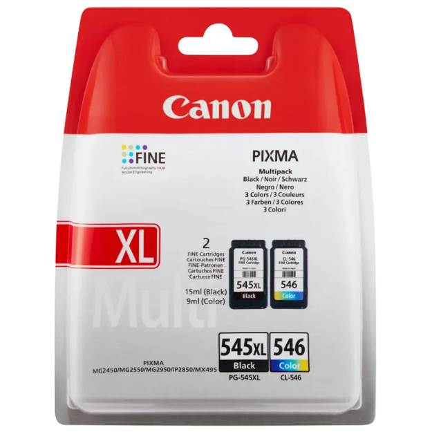 Picture of OEM Canon Pixma TS3452 High Capacity Black / Standard Colour Ink Cartridges