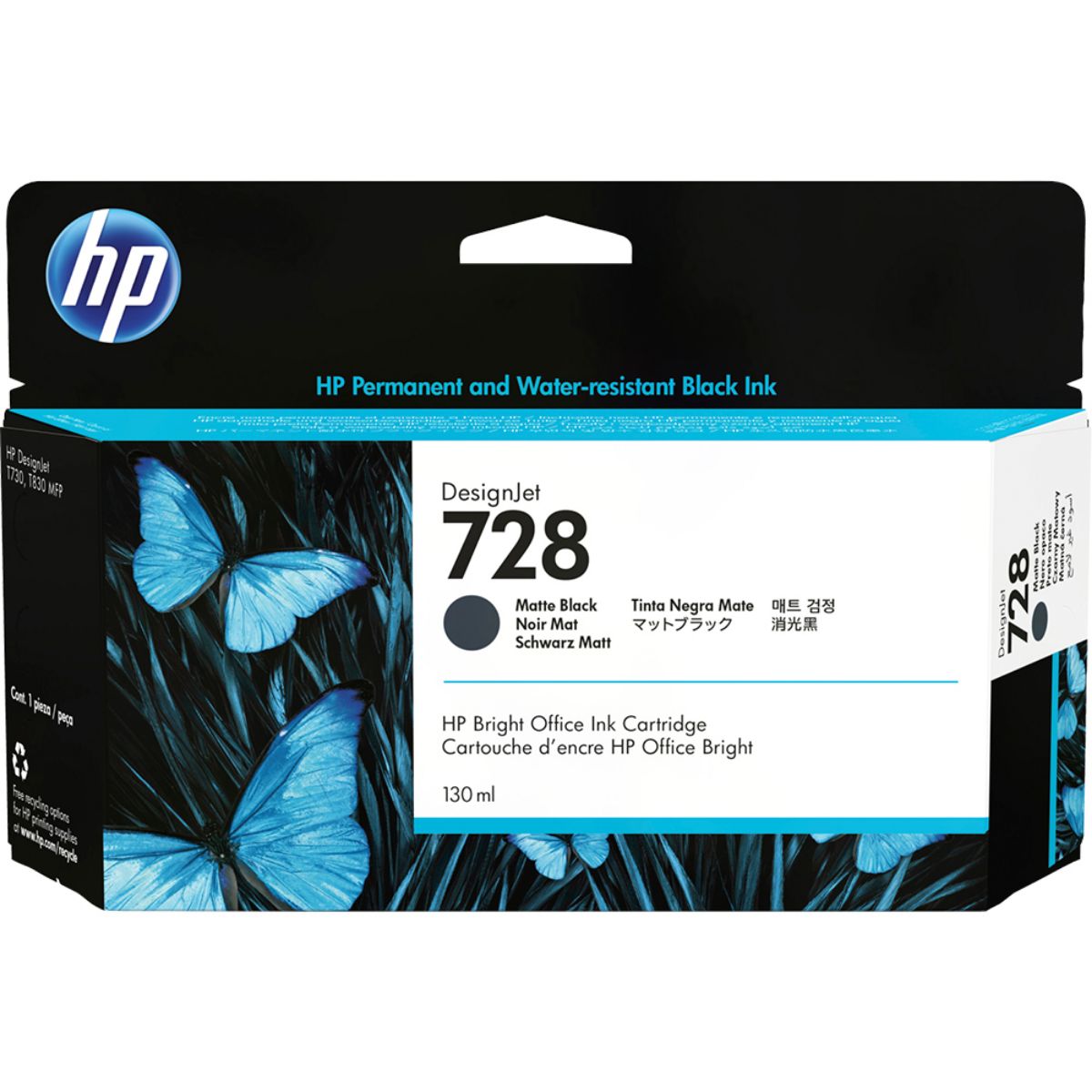 OEM  HP DesignJet T830 Matte Black Ink Cartridge