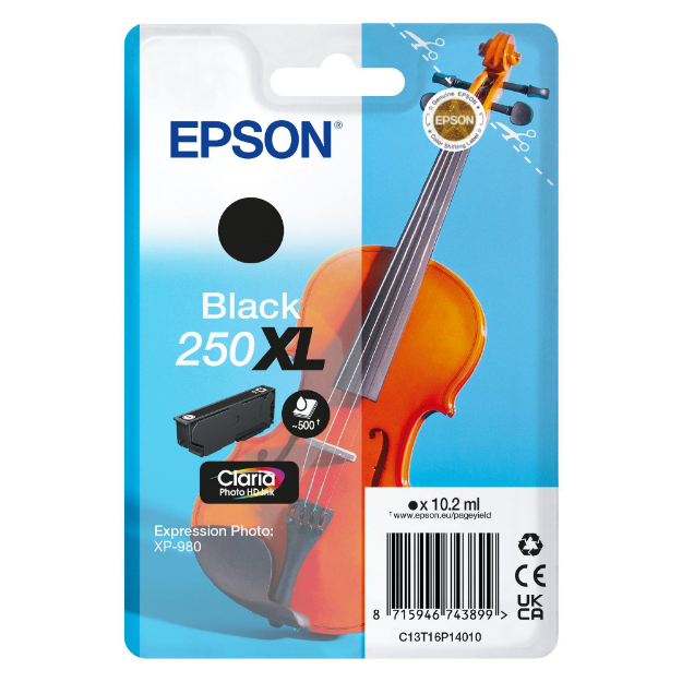 Picture of Genuine Epson Expression Photo XP-980 High Capacity Black Ink Cartridge