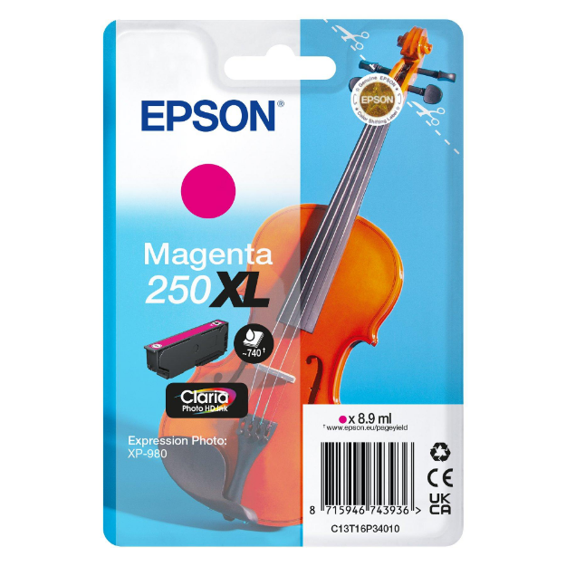 Picture of Genuine Epson Expression Photo XP-980 High Capacity Magenta Ink Cartridge
