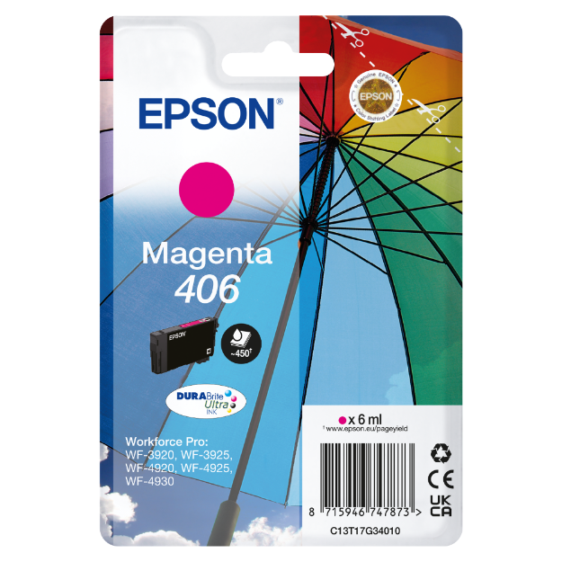 Picture of  Epson WorkForce Pro WF-4920 Magenta Ink Cartridge