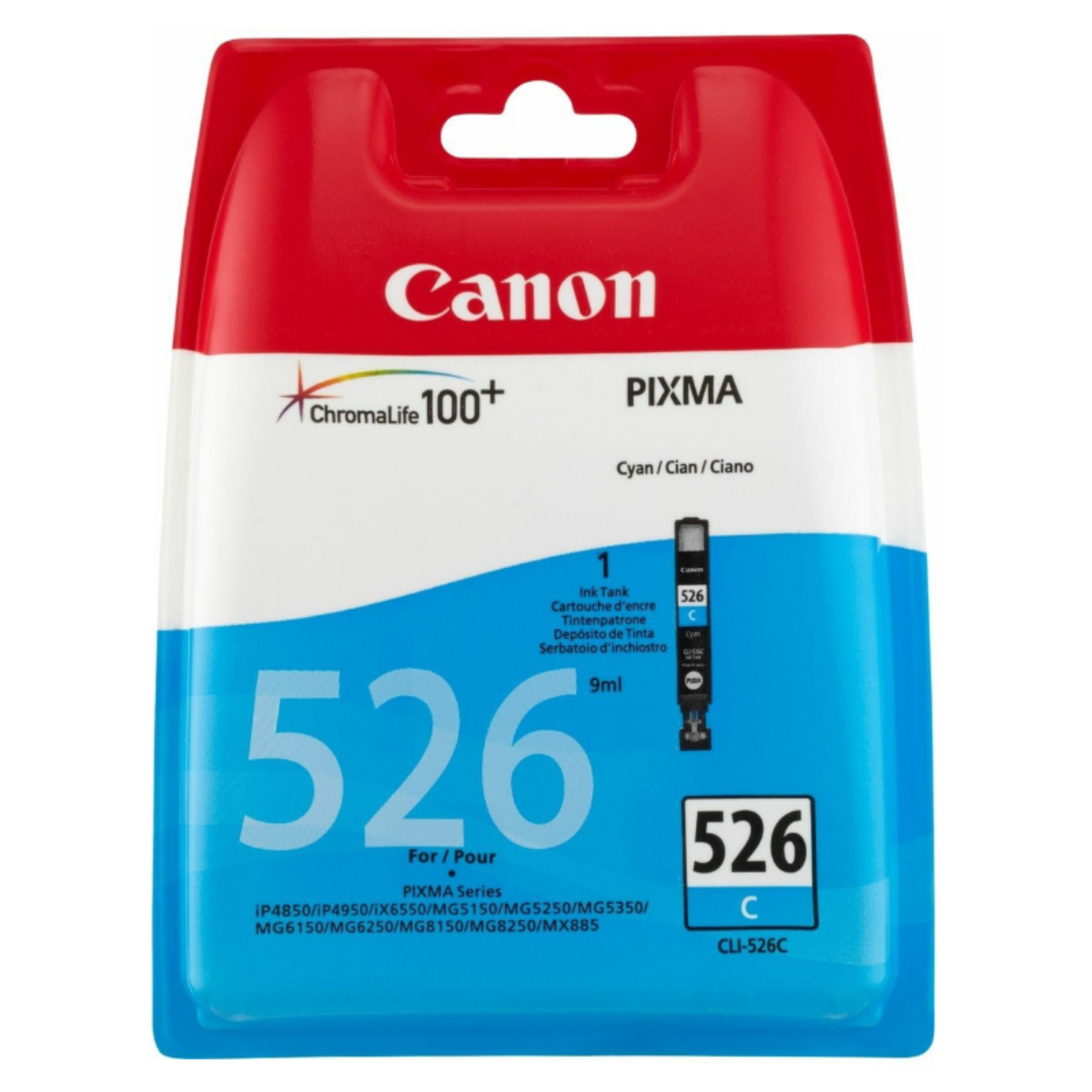 Canon CLI-526 Cyan Standard Capacity Ink Cartridge 9ml - 4541B001