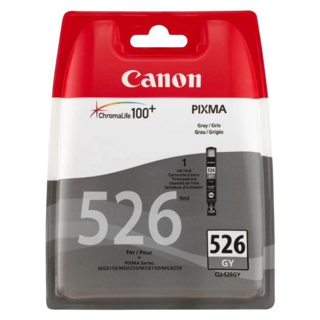 Picture of Canon CLI-526 Grey Standard Capacity Ink Cartridge 9ml - 4544B001