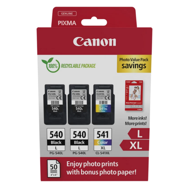 Picture of OEM Canon Pixma MG3550 High Capacity Combo (3 Pack) Ink Cartridges